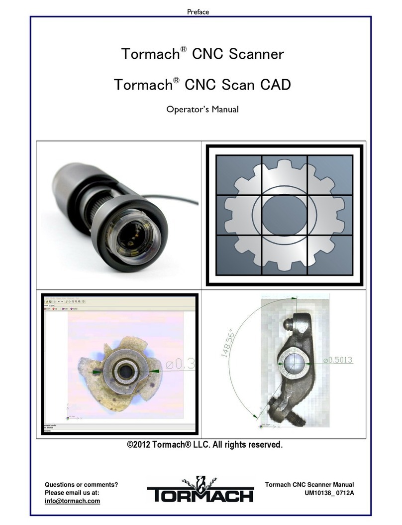Tormach CNC Scanner User manual