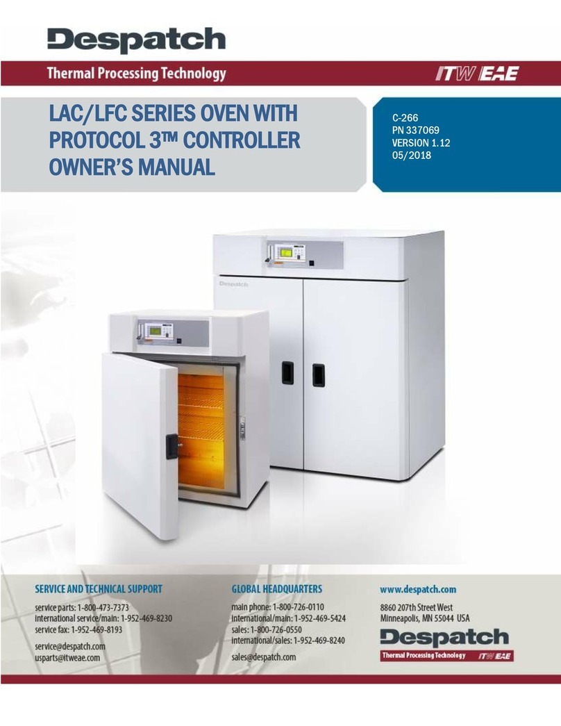 Despatch LAC Series User manual