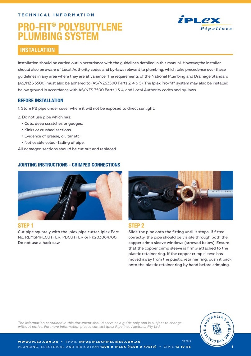 iplex Pro-fit technical information