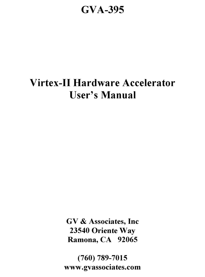 GV Virtex-II DSP GVA-395 user manual
