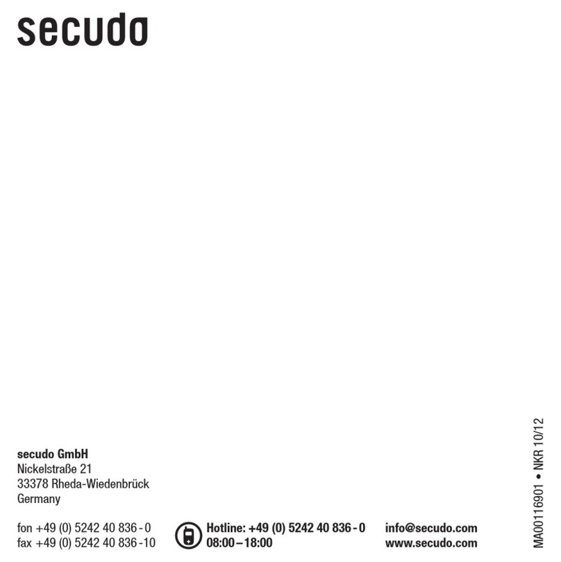 secudo B 10 manual