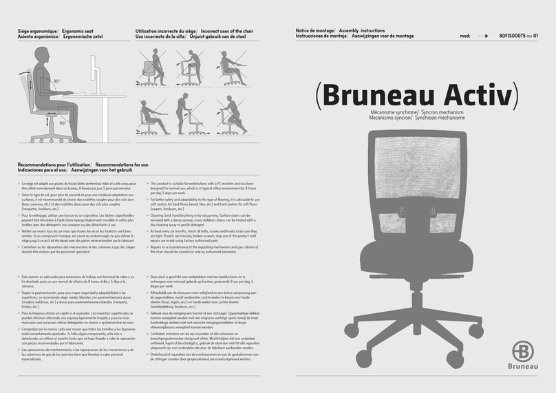 Bruneau Activ 8OFIS00075 Assembly instructions