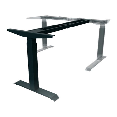 Ostermann REDOCOL e-Desk Pro 90 Extension 90 Assembly & operation manual
