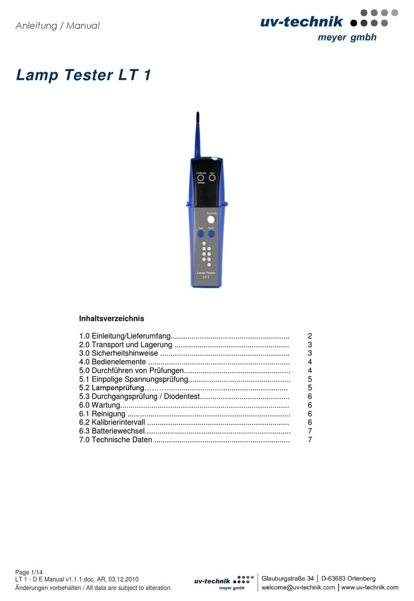Meyer uv-technik LT 1 manual