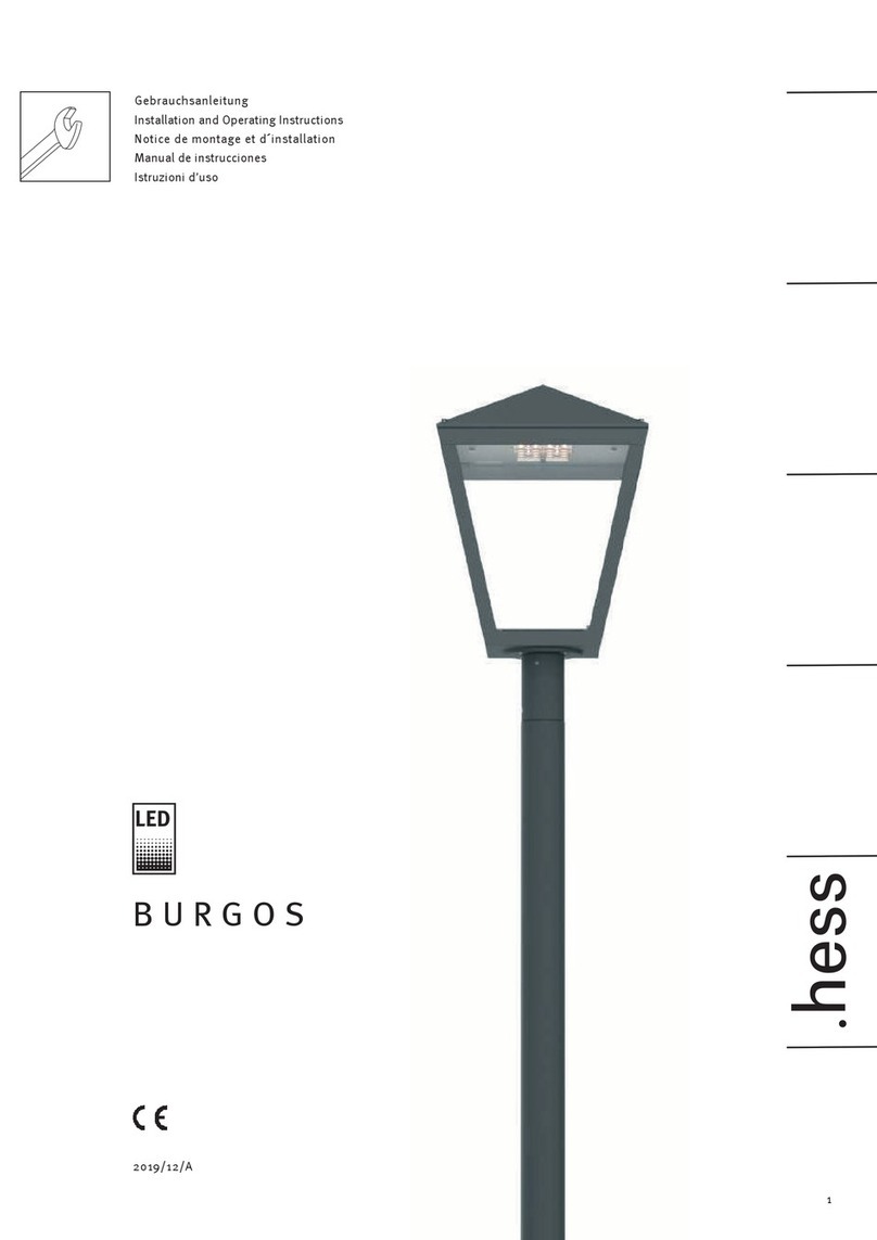 Hess BURGOS Installation and operating instructions