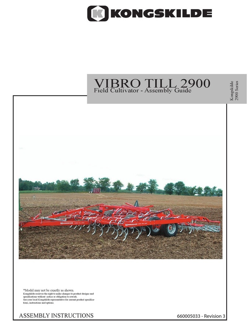 Kongskilde VIBRO TILL 2900 Series User manual