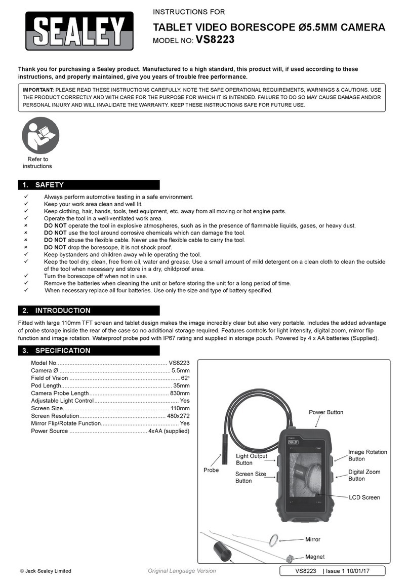 Sealey VS8223 instructions