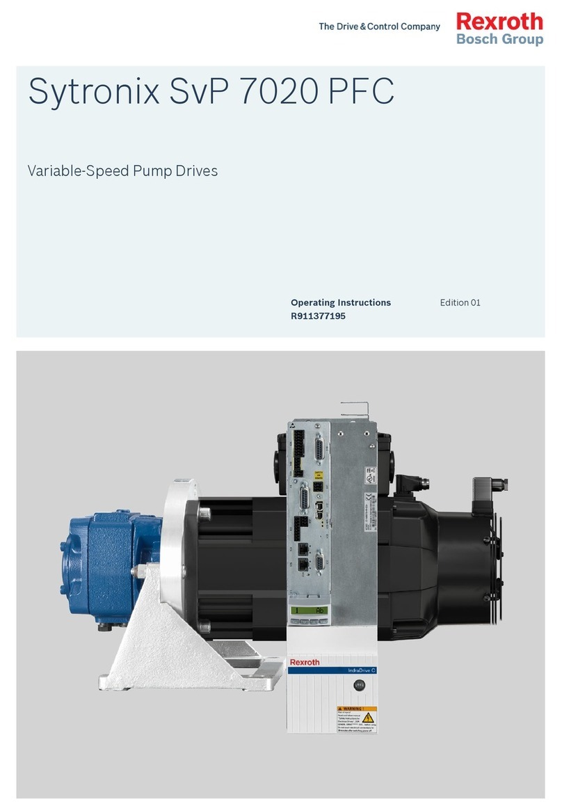 Bosch Rexroth Sytronix SvP 7020 PFC User manual