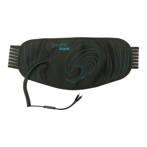 Saneo SaneoSHAPE fitness belt instruction manual