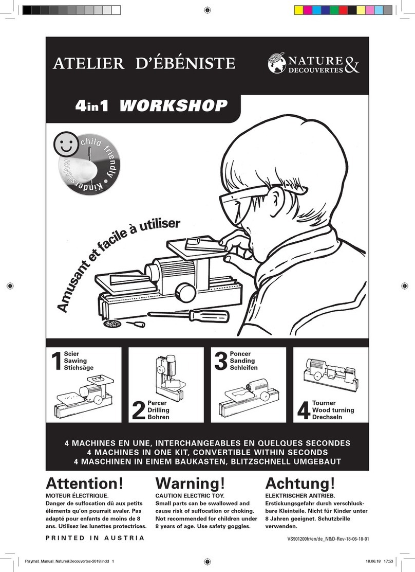 NATURE & DECOUVERTES ATELIER D'EBENISTE manual