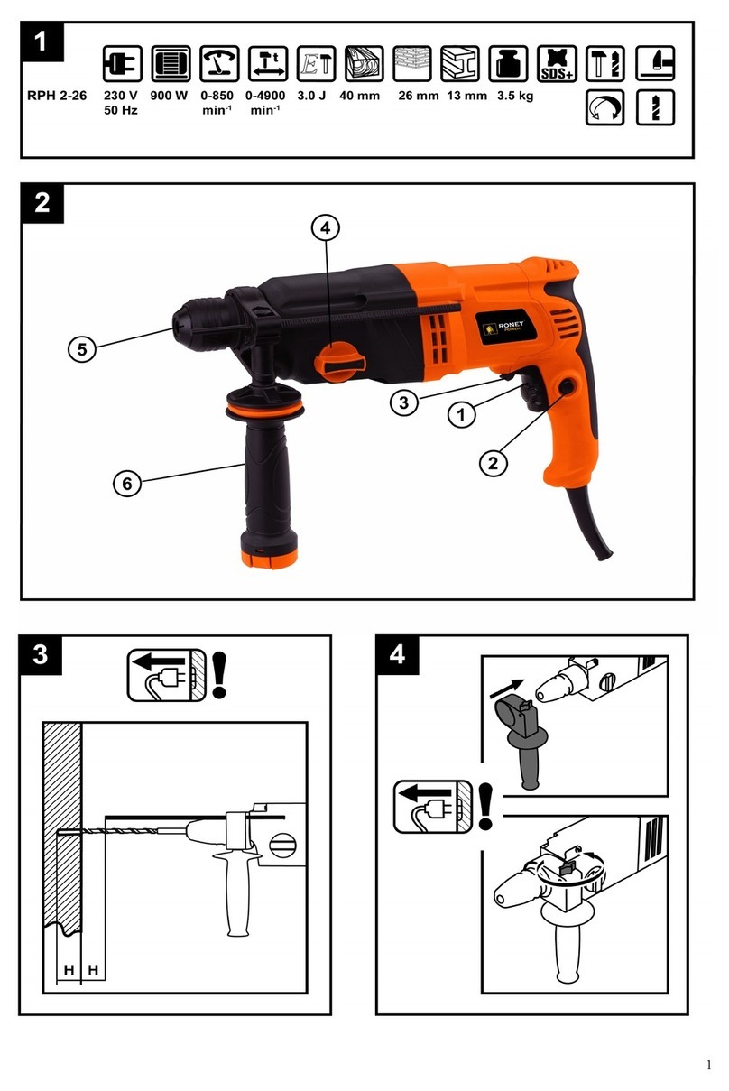 Roney Power RPH 2-26 manual