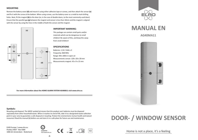 ELRO AG40MA11 manual