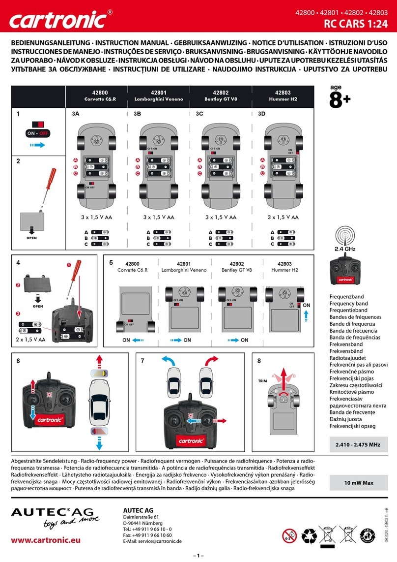 AUTEC Cartronic Corvette C6.R instruction manual