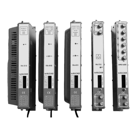 Alcad PA-721 quick start guide