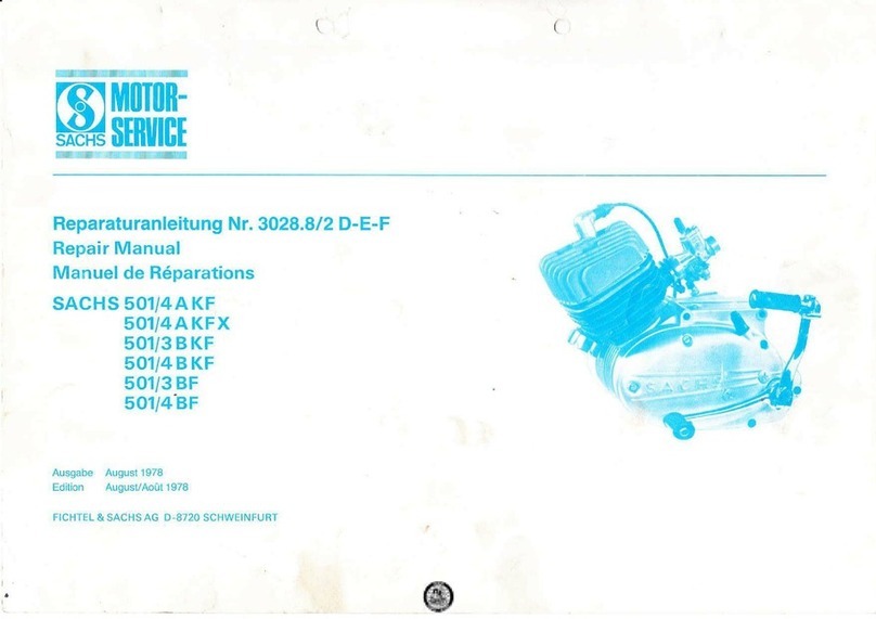 Sachs 501/4A KF Repair manual