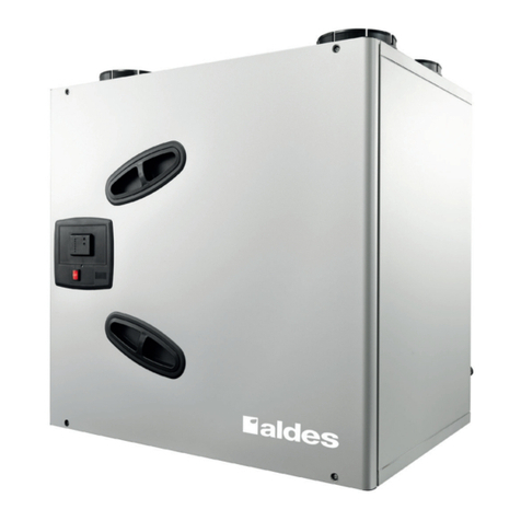 aldes Dee Fly Cube 550 Installation and maintenance instructions