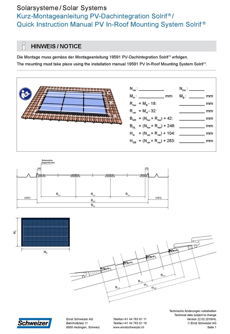 Schweizer Solrif Quick instruction manual Schweizer Solrif Quick instruction manual