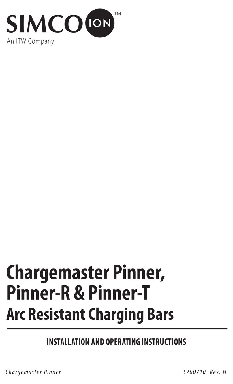 ITW Simco-Ion Chargemaster Pinner Installation and operating instructions