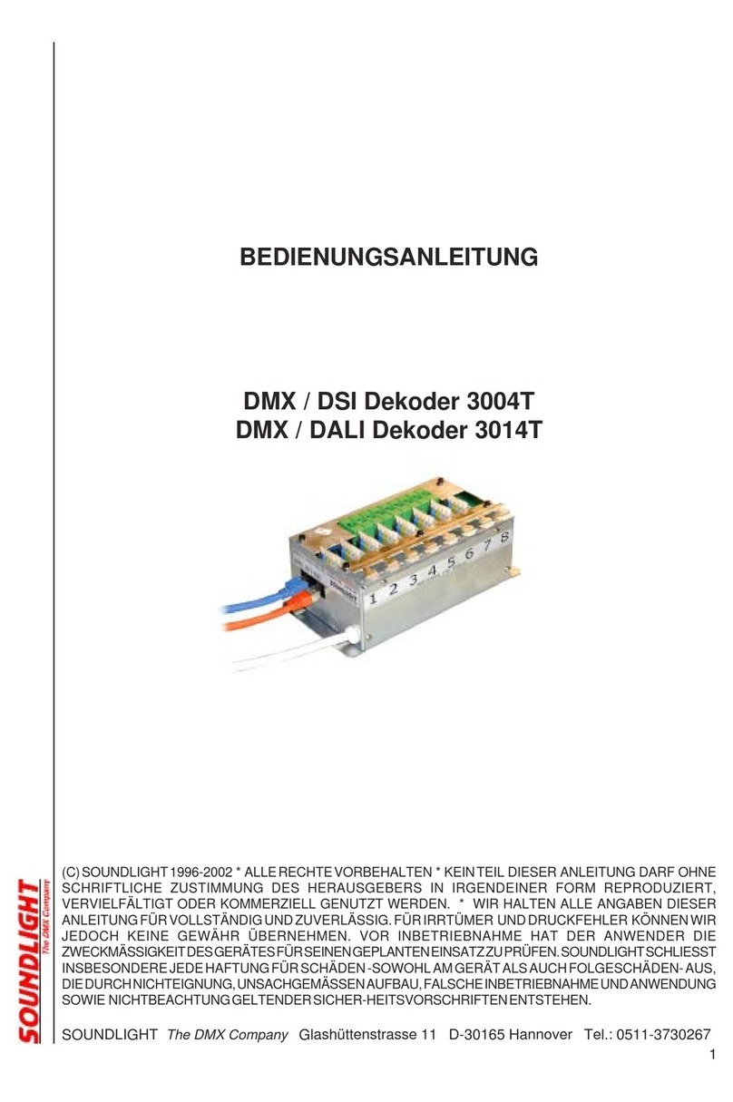 SOUNDLIGHT 3004T-FG User manual