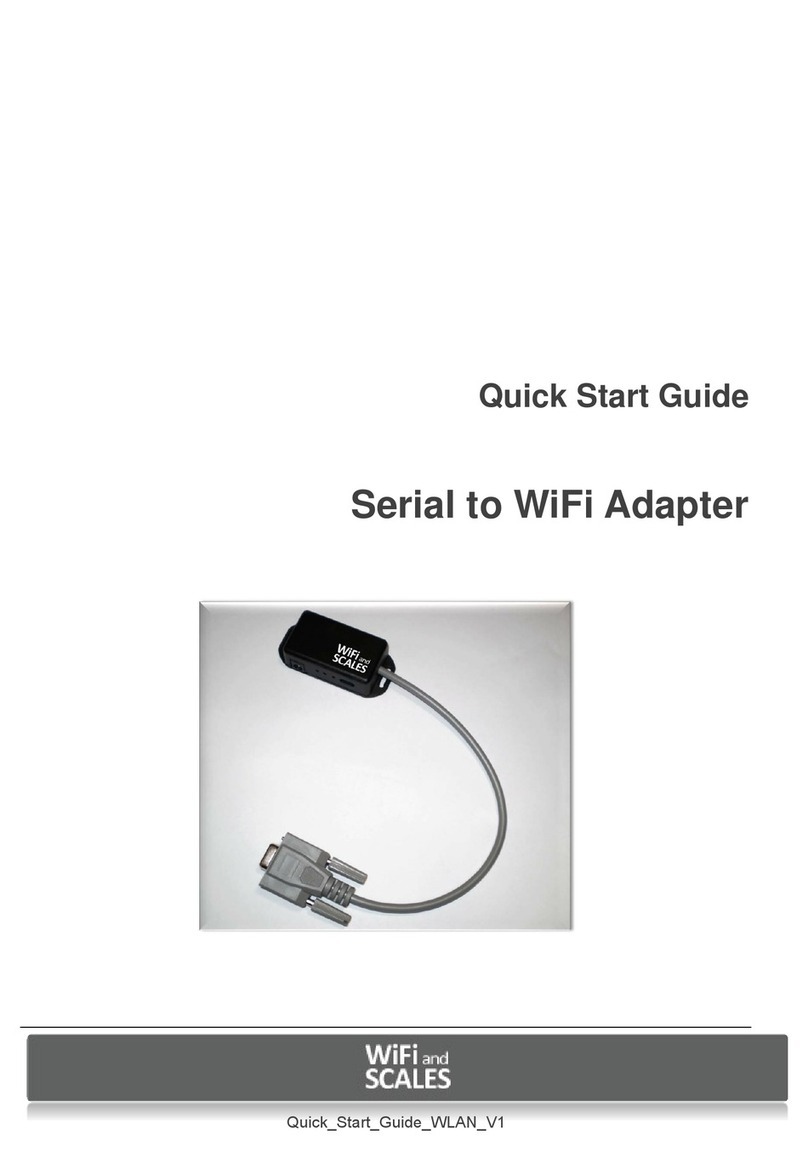 WiFi and scales Serial to WiFi Adapter quick start guide WiFi and scales Serial to WiFi Adapter quick start guide