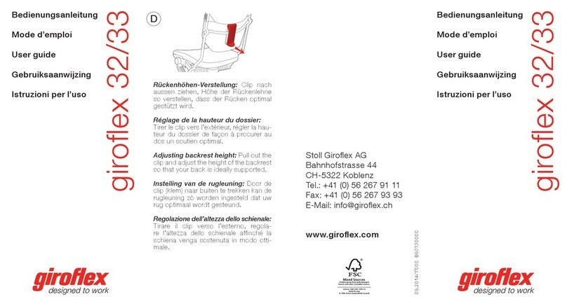 Giroflex 32/33 user guide