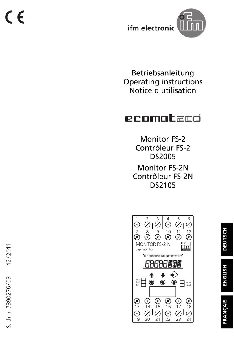 IFM Electronic Ecomat200 operating instructions