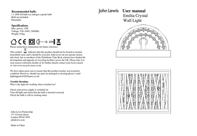 John Lewis Emilia Crystal user manual