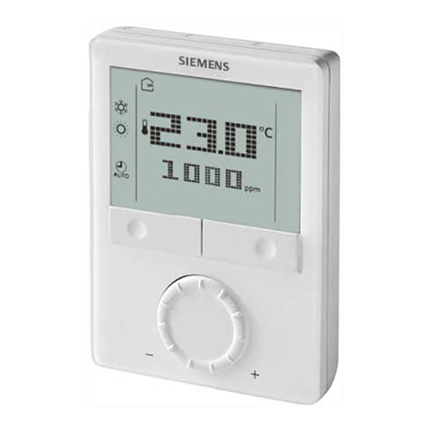 Siemens RDG400KN User manual