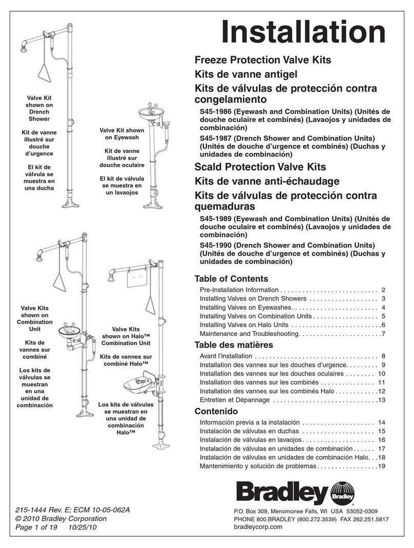 Bradley S45-1986 User manual