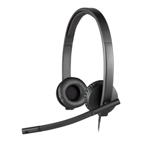 Logitech H570e User manual