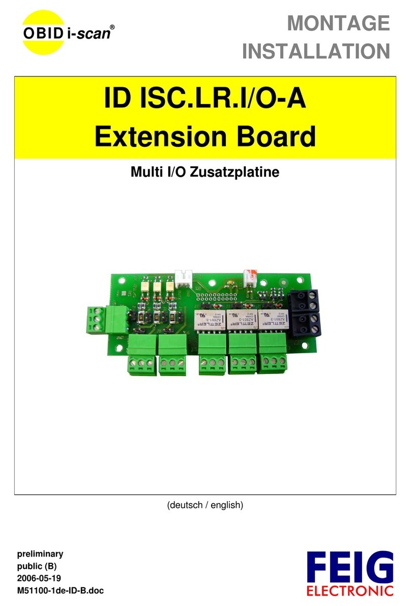 Feig Electronic OBID i-scan ID ISC.LR.I/O-A Montage, installation