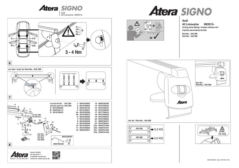 Atera Signo 044 296 Quick start quide