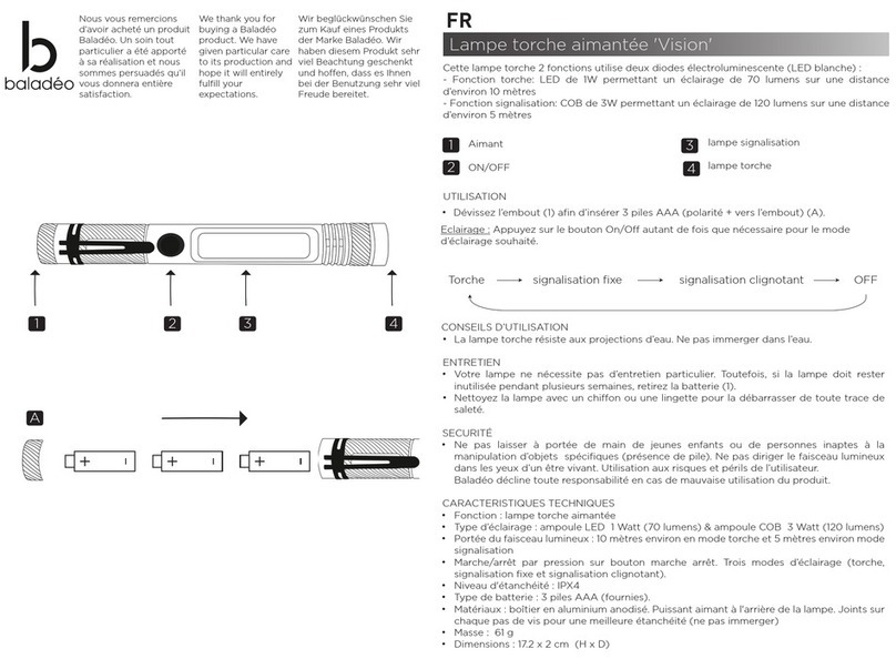 baladeo Vision User manual