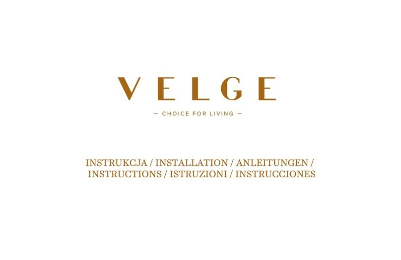 VELGE Fannaraki Installation, operating and maintenance instructions