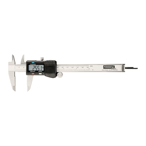 Powerfix Profi DIGITAL CALLIPER Operation and safety notes
