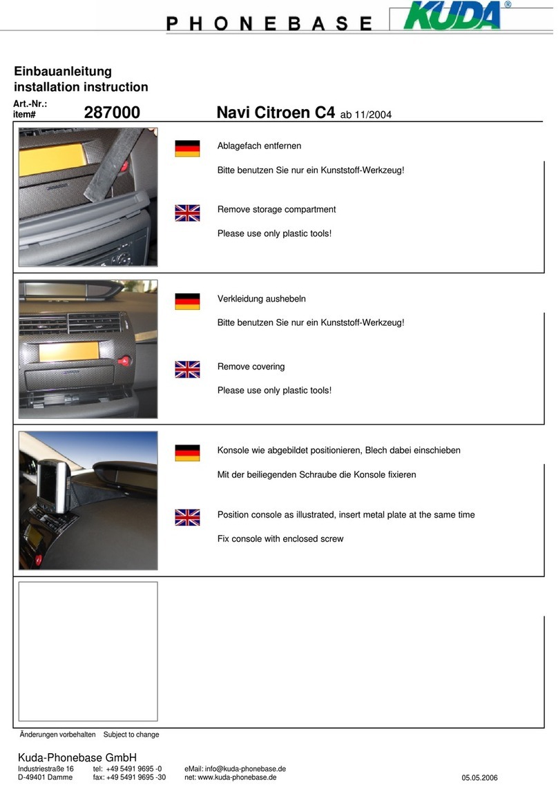 Kuda 287000 User manual