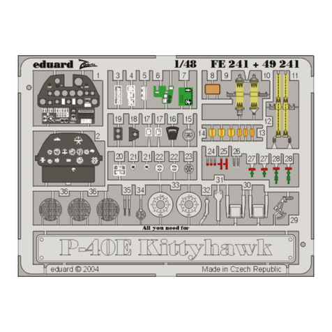 Eduard P-40E Kittyhawk User manual