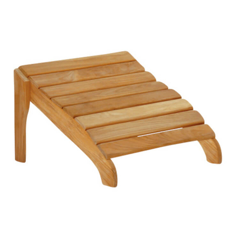 kingsley-bate AK05 Adirondack Ottoman Assembly instructions