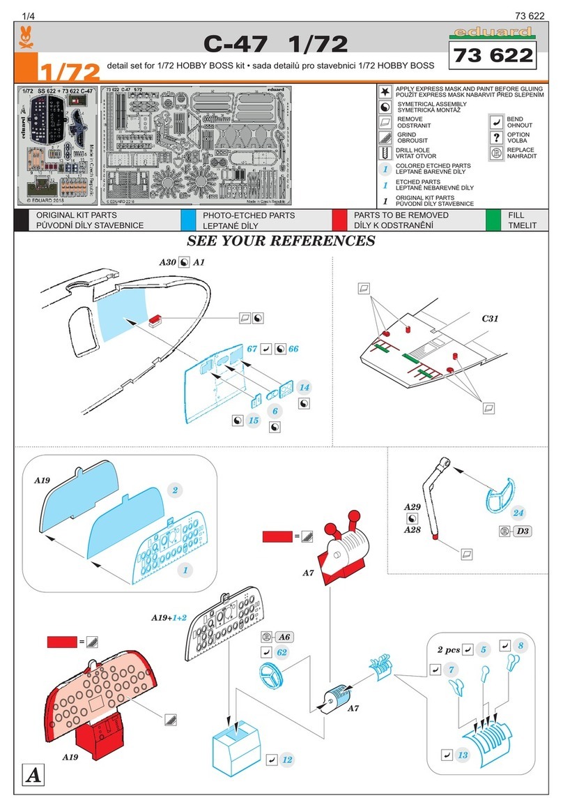 Eduard C-47 1/72 manual