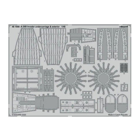 Eduard A-26B Invader undercarriage & exterior User manual
