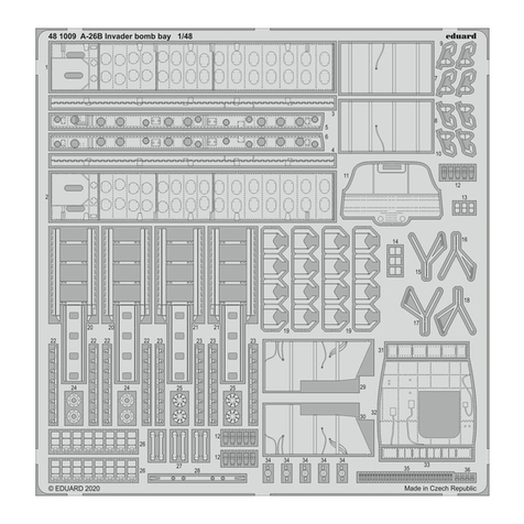 Eduard A-26B Invader bomb bay User manual Eduard A-26B Invader bomb bay User manual
