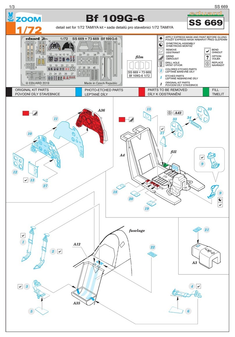 Eduard Bf 109G-6 manual