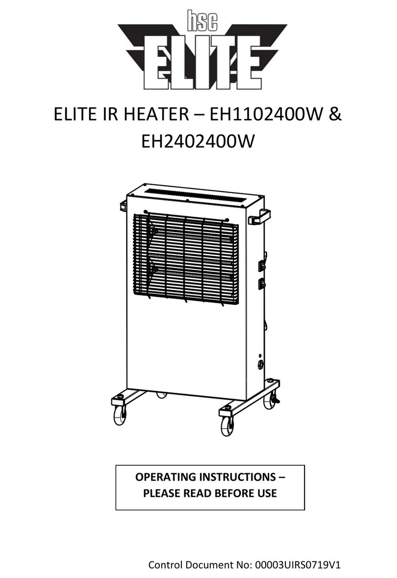 HSC Elite EH1102400W operating instructions