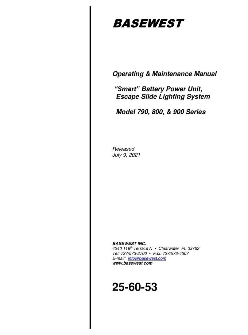 BASEWEST 790 Series operating & maintenance manual