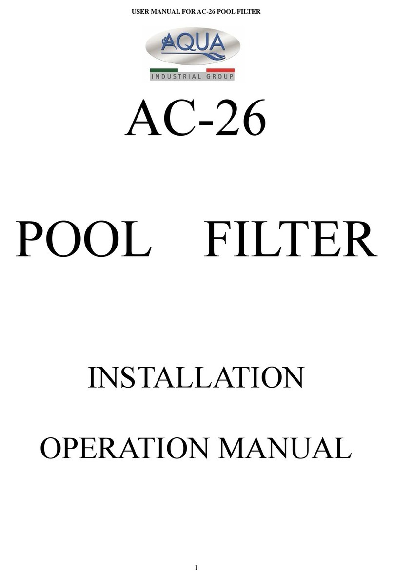 Aqua AC-26 Installation & operation manual