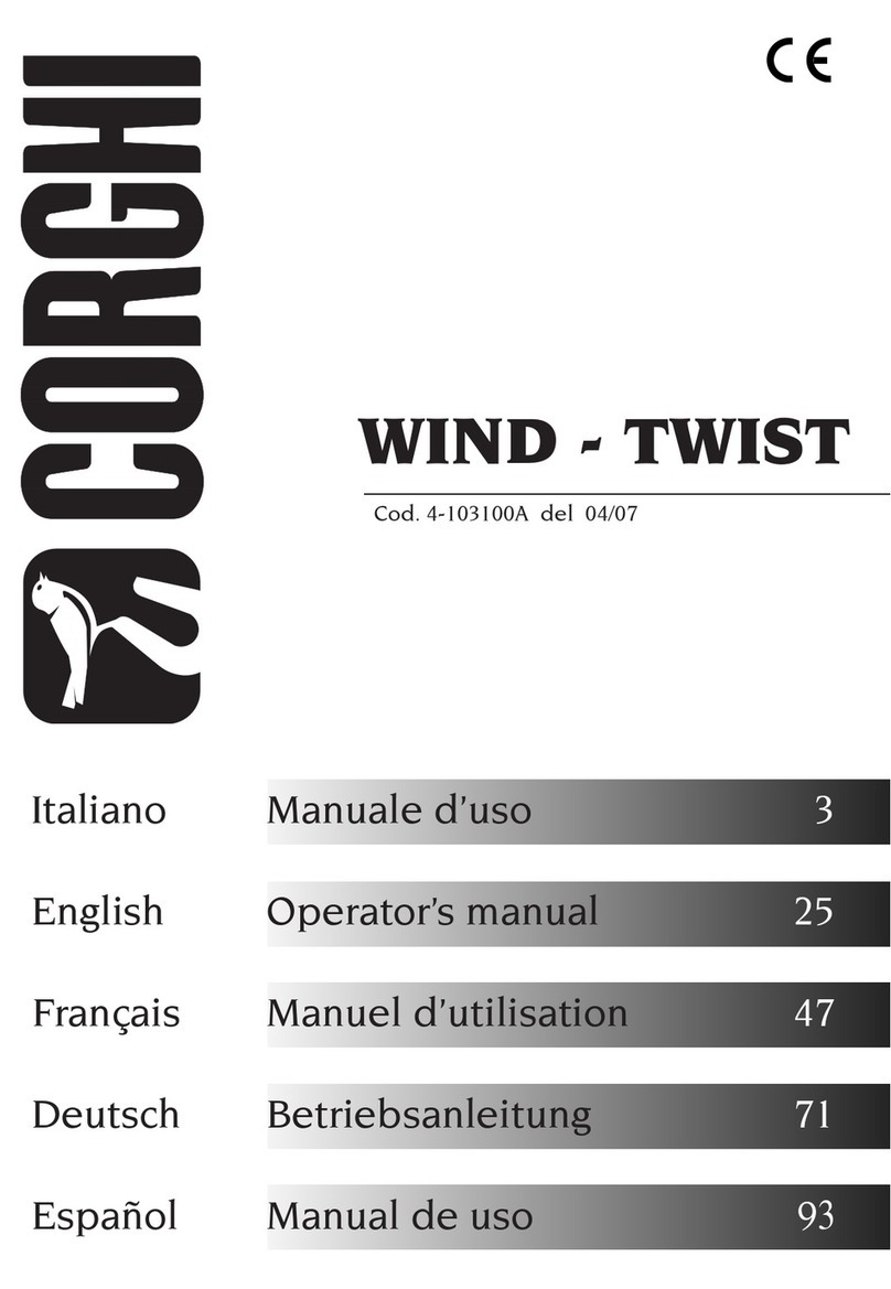 Corghi WIND-TWIST User manual