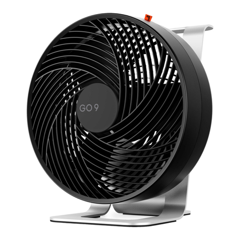 Sharper Image GO 9 User manual