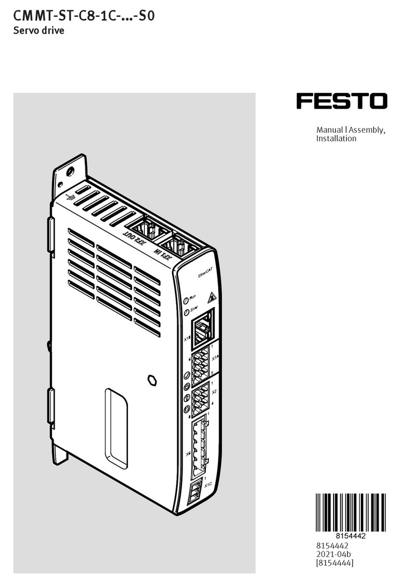 Festo CMMT-ST-C8-1C Series User manual