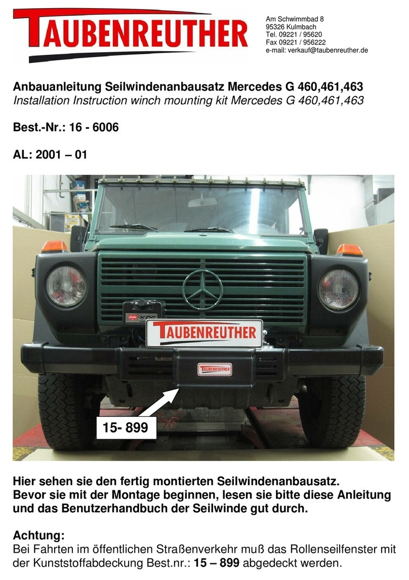 TAUBENREUTHER 16 - 6006 Installation instruction