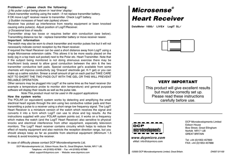 DCP Microsense Logit quick start guide